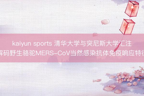 kaiyun sports 清华大学与突尼斯大学汇注解码野生骆驼MERS-CoV当然感染抗体免疫响应特征